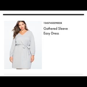 ELOQUII Gathered Sleeve Easy Dress size 28